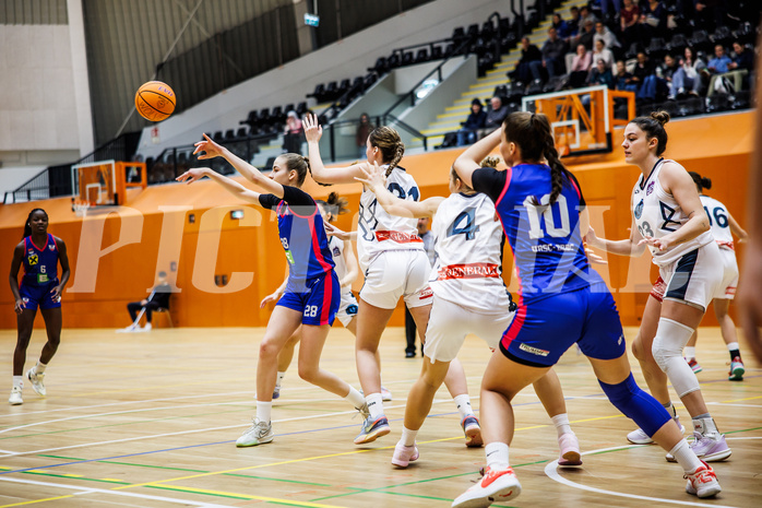 Basketball, Win2Day Basketball Damen Superliga 2024/25, Grunddurchgang 10.Runde, Vienna Timberwolves, UBSC DBBC Graz, Christina Köppel (28)