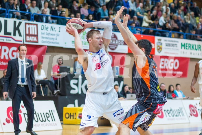 Basketball ABL 2015/16 Grunddurchgang 17.Runde Oberwart Gunners vs. Fürstenfeld Panthers 