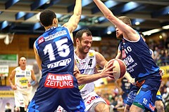 Basketball ABL 2017/18, Grunddurchgang 17.Runde Gmunden Swans vs. Kapfenberg Bulls


