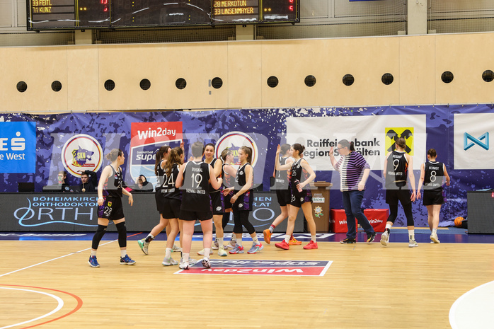 Basketball Damen Superliga 2023/24, Grunddurchgang 9.Runde SKN St. Pölten vs. Vienna United