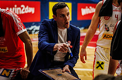 Basketball, win2day Basketball Superliga 2024/25, Grunddurchgang 20.Runde, Traiskirchen Lions, BBC Nord Dragonz, Benedikt Danek (Head Coach)