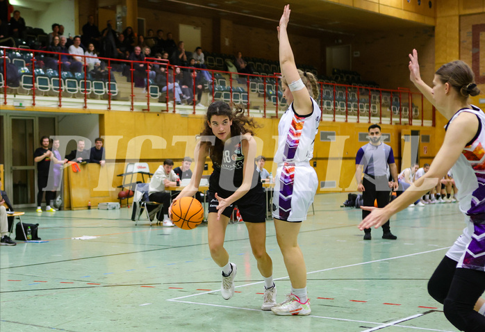 Basketball Damen Superliga 2023/24, Grunddurchgang 10.Runde Vienna United vs. Basket Flames