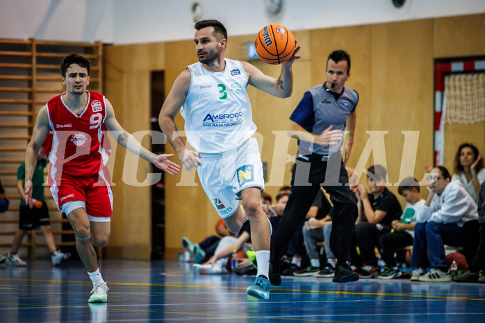 Basketball, Basketball Zweite Liga 2024/25, Grunddurchgang 1.Runde, Deutsch Wagram Alligators, Upper Austrian Ballers, Petar Cosic (3)