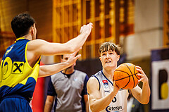 Basketball, win2day Basketball Superliga 2024/25, Grunddurchgang Runde 13, BBC Nord Dragonz, UBSC Graz, Valentin Pasterk (6)
