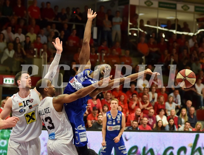 Basketball ABL 2015/16 Playoff Finale Spiel 3 WBC Wels vs Gunners Oberwart