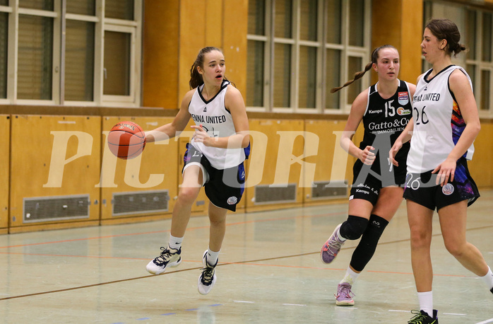 Basketball Damen Superliga 2022/23, Grunddurchgang 6.Runde Vienna United vs. Basket Flames