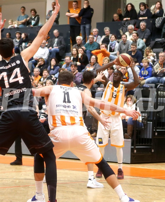 Basketball ABL 2016/17, Grunddurchgang 15.Runde BK Dukes Klosterneuburg vs. Traiskirchen Lions


