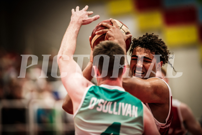 Basketball, FIBA EuroBasket 2025 Qualifiers , , AUSTRIA, IRELAND, Rashaan Guylan MBEMBA (15)