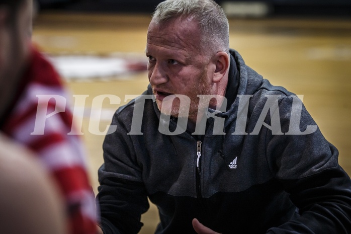 Basketball, ABL 2018/19, Playoff VF Spiel 3, Oberwart Gunners, BC Vienna, Luigi Gresta (Head Coach)