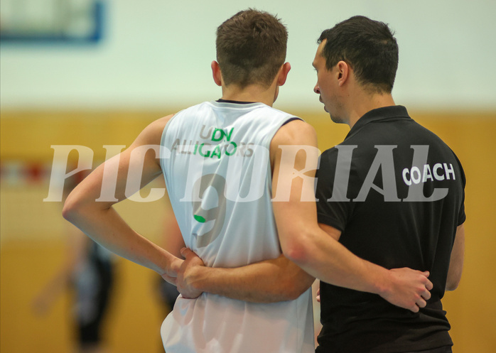 Basketball Zweite Liga 2023/24, Playoff, Viertelfinale Spiel 1 Union Deutsch Wagram Aligators vs. Raiders Tirol


