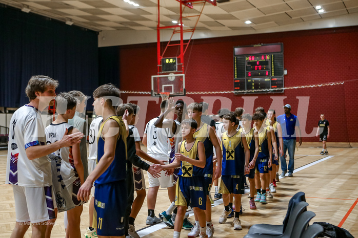 18.01.2025 Österreichischer Basketballverband 2024/25, SLMU14, Vienna United vs. Ubsc Juniors The Castle Gate