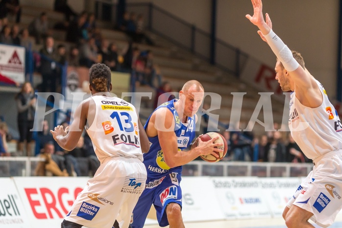 Basketball ABL 2015/16 Grunddurchgang 22.Runde Oberwart Gunners vs. Gmunden Swans