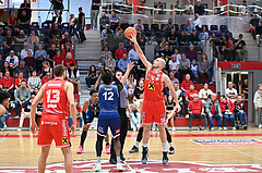 Basketball Superliga 2024/25, Playoff, Viertelfinale Spiel 1, Flyers Wels vs BBC Nord Dragonz,
