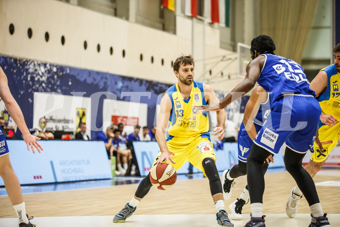 Basketball, bet-at-home Basketball Superliga 2020/21, Grunddurchgang 15. Runde, SKN St. Pölten Basketball, Oberwart Gunners, Lukas Böck (13)
