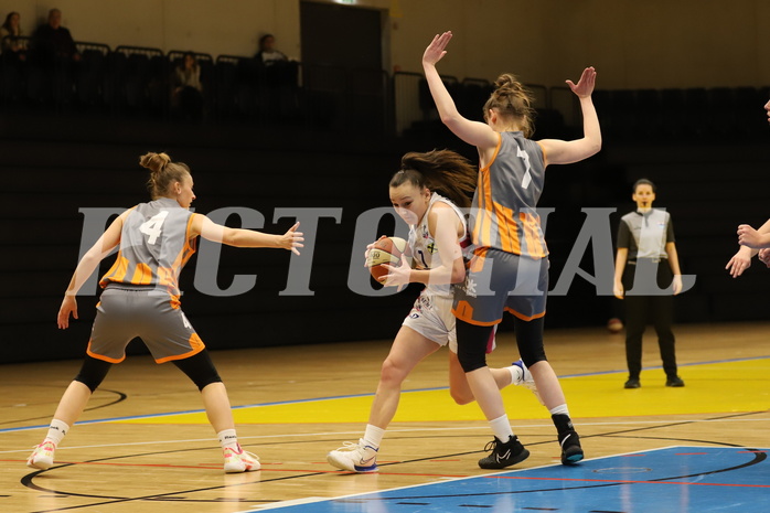 27.02.2022, Basketball Damen Superliga 2021/22, Grunddurchgang, 13.Runde,  
UBSC-DBBC Graz vs. BK Duchess