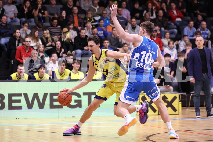 18.02.2023, Graz, Raiffeisen Sportpark Graz, Basketball Superliga 2022/23, Grunddurchgang, Runde 22, UBSC Raiffeisen Graz vs. Unger Steel Gunners Oberwart