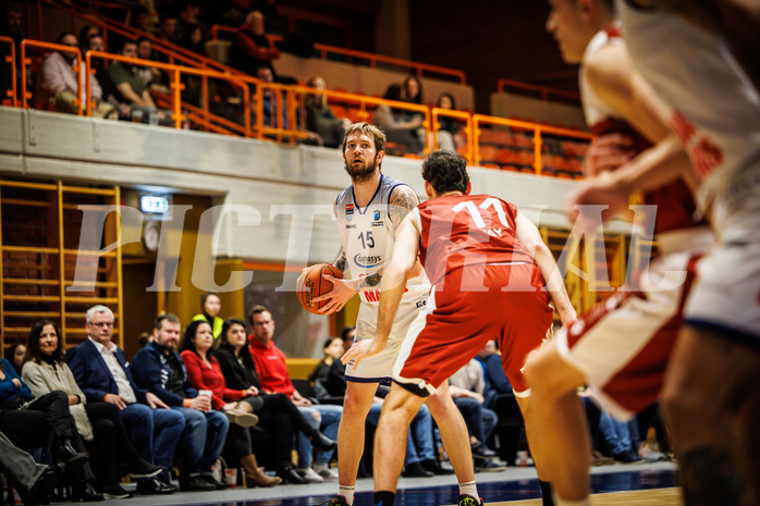 Basketball, win2day Basketball Superliga 2022/23, 2. Qualifikationsrunde, BBC Nord Dragonz, Traiskirchen Lions, Nicolas Scott Allen (15)