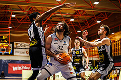 Basketball, win2day Basketball Superliga 2024/25, Grunddurchgang Runde 18, BBC Nord Dragonz, Gmunden Swans, Sead Hadzifejzovic (32)