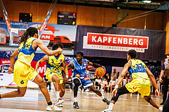 Basketball, win2day Basketball Superliga 2023/24, Finale Spiel 3, UBSC Graz, Oberwart Gunners, Munis Tutu (10)