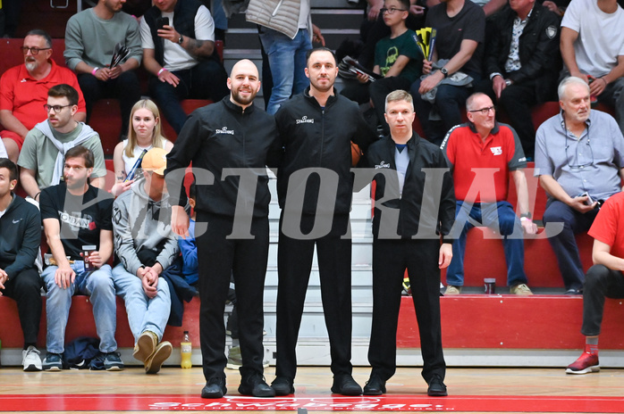 Basketball Superliga 2024/25, Playoff, Viertelfinale Spiel 3, Flyers Wels vs BBC Nord Dragonz,
