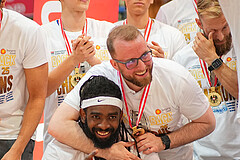 Basketball, Basketball Superliga 2024/25, Playoffs, Finale Spiel 1, Oberwart Gunners vs. BBC Nord Dragonz
