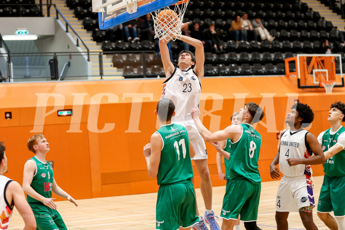 22.03.2025 Österreichischer Basketballverband 2024/25, SLMU19, Vienna United vs. Kapfenberg Bulls 