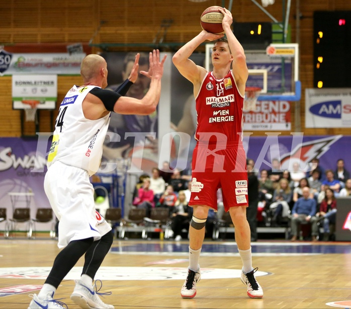 Basketball ABL 2016/17, Grunddurchgang 23.Runde Gmunden Swans vs. BC Vienna