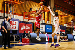 Basketball, win2day Basketball Superliga 2024/25, Grunddurchgang Runde 21, BBC Nord Dragonz, BC Vienna, Zac Owens (2)