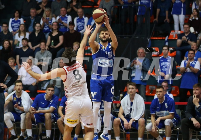 Basketball ABL 2018/19, Playoff VF Spiel 4 BC Vienna vs. Oberwart Gunners



