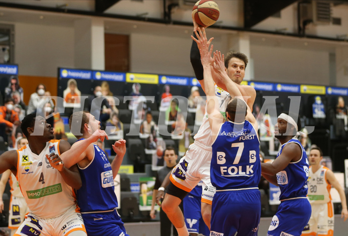 Basketball Superliga 2020/21, Grunddurchgang 17.Runde Klosterneuburg Dukes vs. Oberwart Gunners