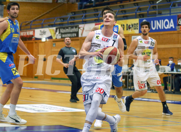 Basketball Superliga 2020/21, 2.Plazierungsrunde Gmunden Swans vs. SKN St.Pölten


