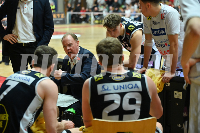 Basketball Superliga 2023/24, 8.Plazierungsrunde,
Flyers Wels vs. Gmunden Swans

