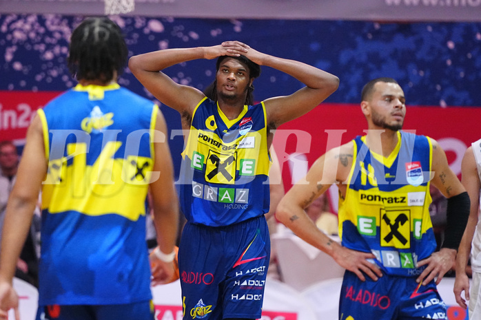 Win2day Basketball Superliga 2023/24, Grunddurchgang, 3. Runde, Kapfenberg Bulls vs. UBSC Graz



