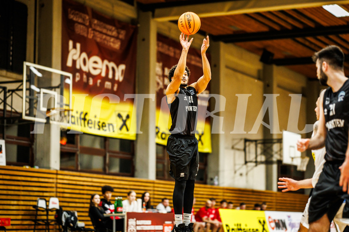 Basketball, Basketball Zweite Liga 2023/24, Grunddurchgang 14.Runde, Mattersburg Rocks, Wörthersee Piraten, Marcus Holyfield (30)