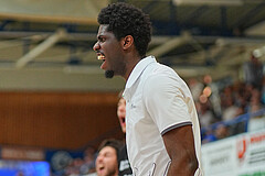 Basketball, Basketball Superliga 2024/25, Playoffs, Viertelfinale Spiel 3, Oberwart Gunners vs. Kapfenberg 