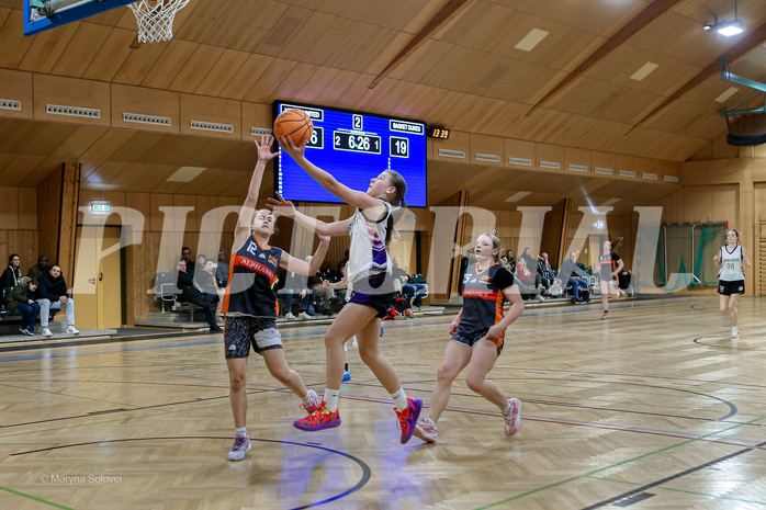 16.02.2025 Österreichischer Basketballverband 2024/25, SLWU16 Vienna United vs Basket Duchess