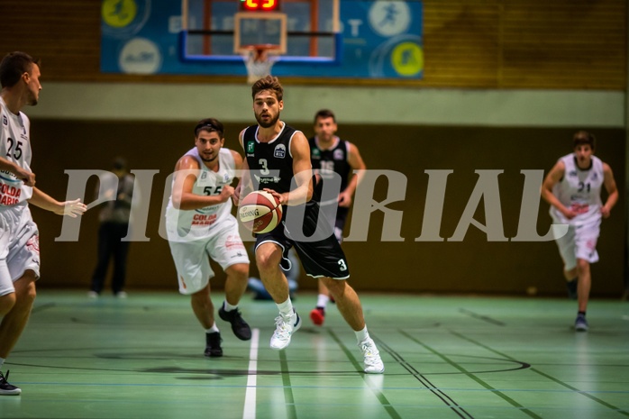 Basketball, Basketball Zweite Liga, Grunddurchgang 1.Runde, COLDA MARIS BBC Nord Dragonz, Swarco Raiders Tirol, Marcis Benefelds (3)