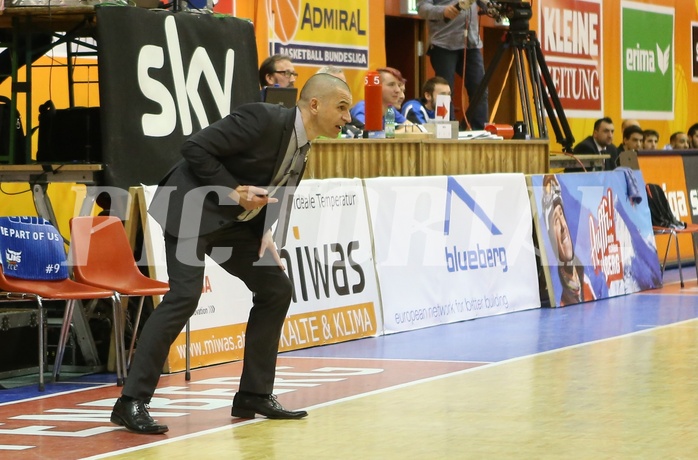 Basketball ABL 2015/16 Grunddurchgang 29.Runde Kapfenberg Bulls vs. Traiskirchen Lions