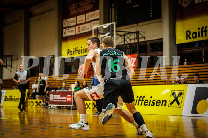 Basketball, Basketball Zweite Liga 2022/23, Grunddurchgang 3.Runde, Mattersburg Rocks, UDW Alligators, 