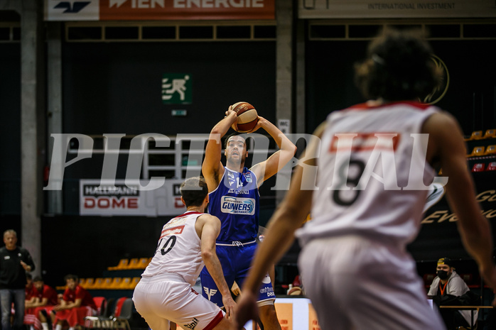 Basketball, bet-at-home Basketball Superliga 2020/21, Grunddurchgang 7. Runde, BC Vienna, Oberwart Gunners, Terrence Bieshaar (14)