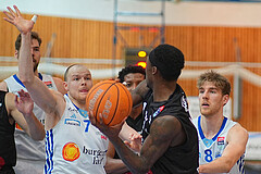 Basketball Superliga 2024/25, Playoffs, Viertelfinale Spiel 1 Oberwart Gunners vs. Kapfenberg Bulls


