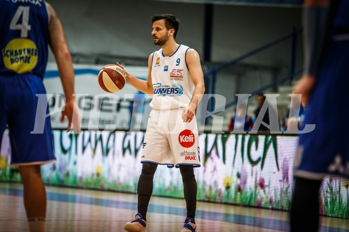 Basketball, ABL 2018/19, Playoff HF Spiel 1, Oberwart Gunners, Gmunden Swans, Hannes Ochsenhofer (9)