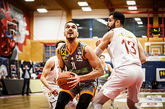 Basketball, bet-at-home Basketball Superliga 2021/22, Grunddurchgang18.Runde, Traiskirchen Lions, Klosterneuburg Dukes, Benjamin Blazevic (11)