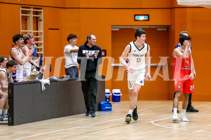 11.01.2025 Österreichischer Basketballverband 2024/25, SLMU19, Vienna United vs BC Vienna