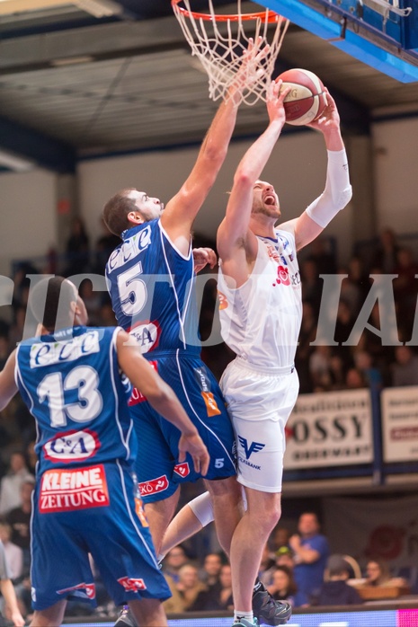 Basketball ABL 2015/16 Grunddurchgang 19.Runde Oberwart Gunners vs. Kapfenberg Bulls