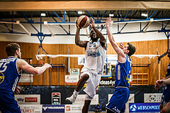 Basketball, bet-at-home Basketball Superliga 2020/21, Halbfinale Spiel 2, Oberwart Gunners, Gmunden Swans, Quincy Diggs (13)