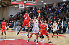 Basketball, Superliga 2024/25, Grunddurchgang 10.Runde, Flyers Wels vs. Traiskirchen Lions,
