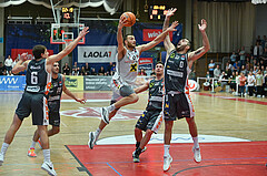 Basketball, Superliga 2024/25, Grunddurchgang 19.Runde, Flyers Wels vs. Klosterneuburg,