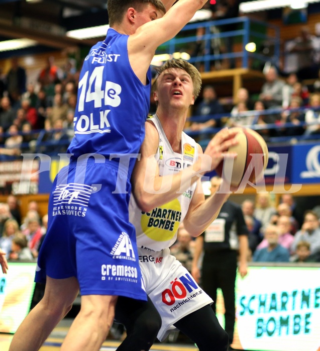 Basketball ABL 2017/18, Grunddurchgang 22.Runde Gmunden Swans vs. Oberwart Gunners


