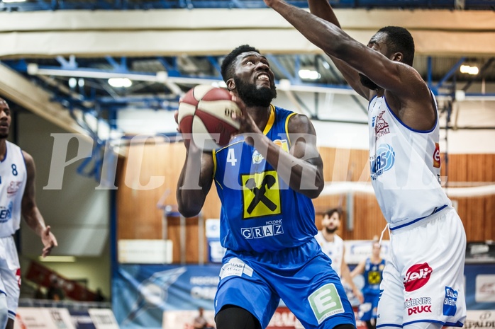 Basketball, ABL 2018/19, Grunddurchgang 9.Runde, Oberwart Gunners, UBSC Graz, C.J. Turman (4)